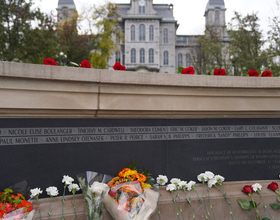 Gallery: Remembrance Scholars lay roses to honor Pan Am Flight 103 victims