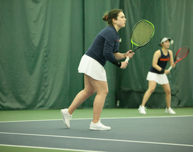 Sofya Treshcheva helps SU secure doubles point, forfeits singles match due to injury