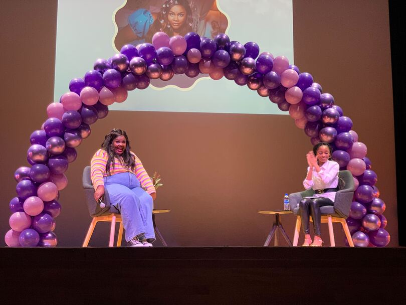 Comedian Nicole Byer gives a confident, uplifting Q&#038;A at Goldstein Auditorium