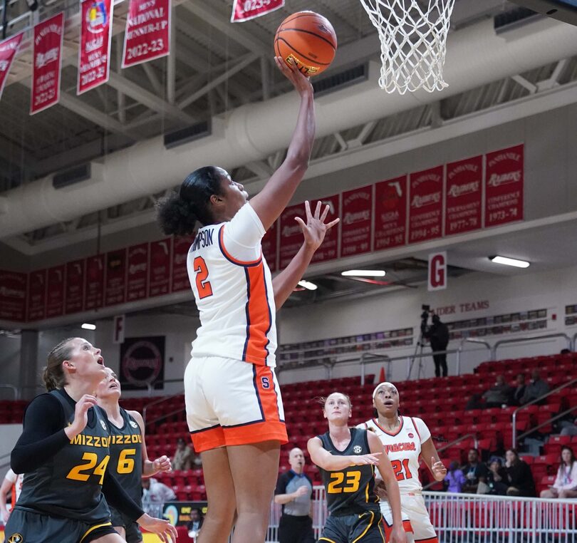 Journey Thompson’s season-high 14 points propels SU past Missouri